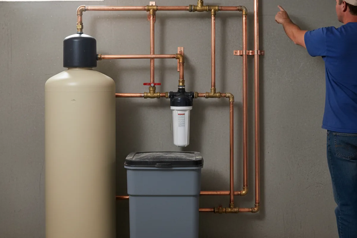 Whole-house water treatment system installed in German Valley